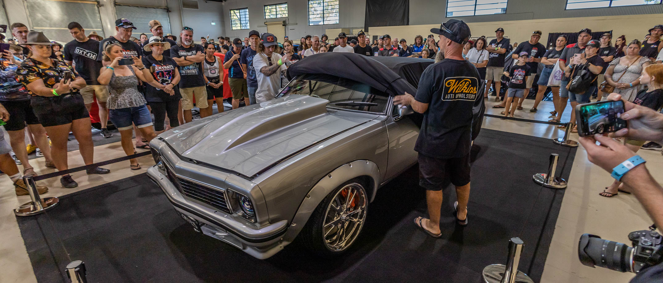 Car unveiling at the Elite Pavilion