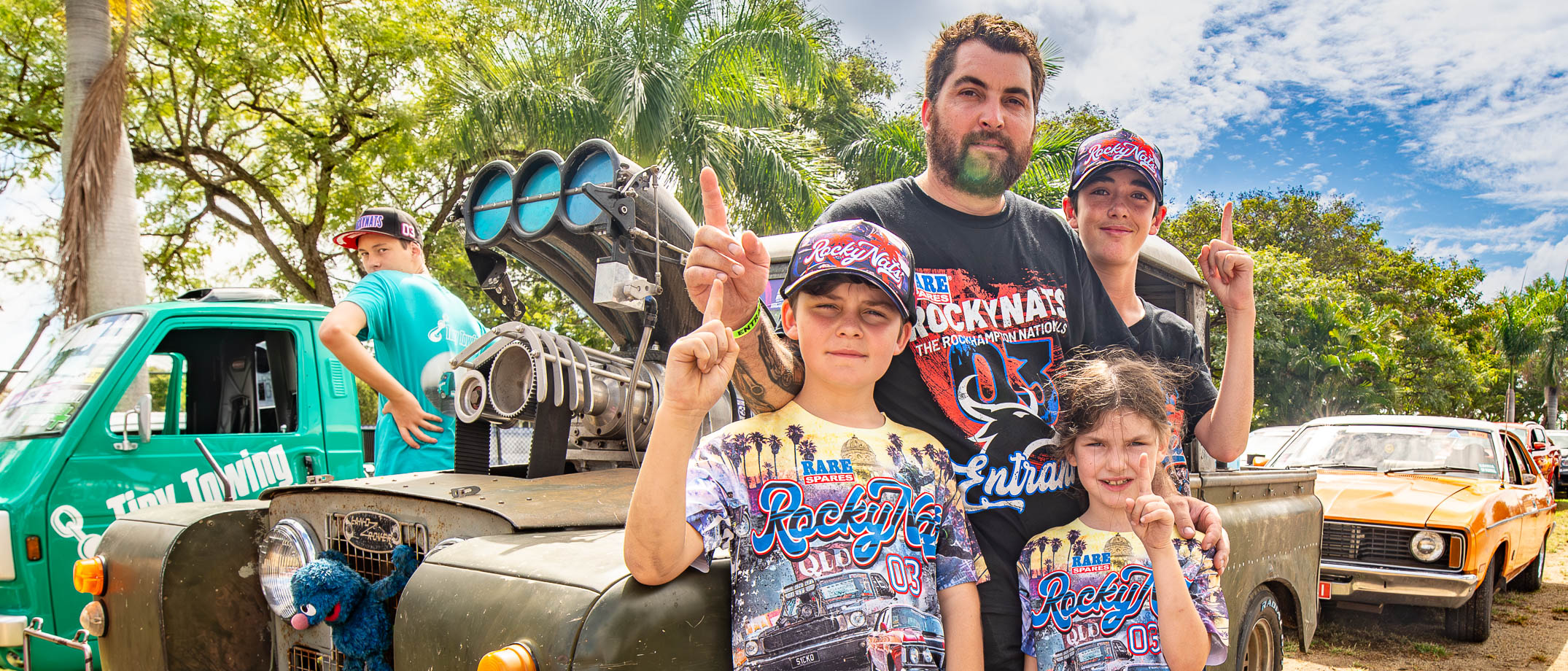 Family of Rockynats entrants ready for the Street Parade