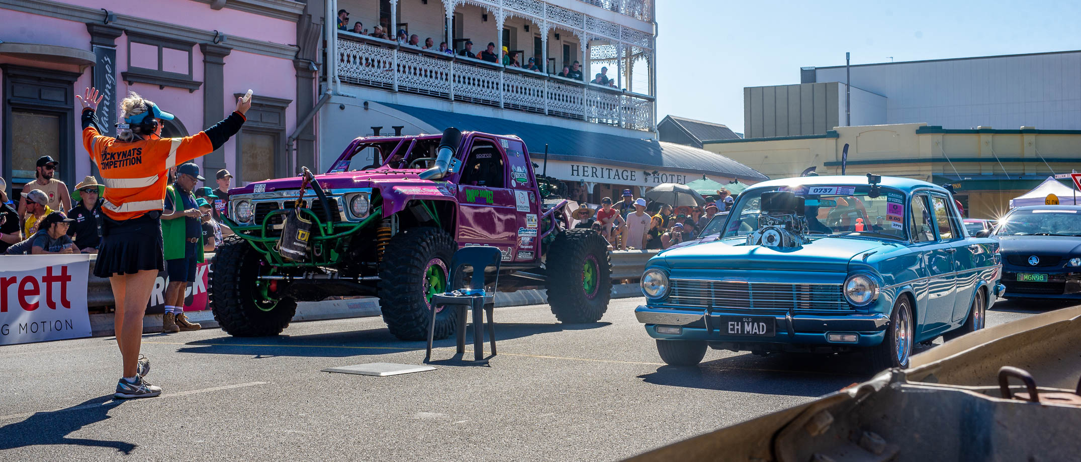 Street Drags at Rockynats SWAMP DONKEZ Racing and EH MAD